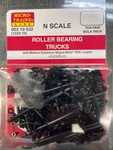 Micro Trains 1033-10 Roller Bearing Trucks W/medium Couplers Pair Bulk Pk. Fixed Price $90.00.