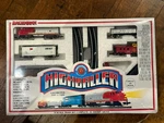 New Vintage Bachmann Highballer Scale Electric Train Set Santa Fe. Fixed Price $84.99.