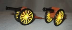 K-line Die-cast Cannon (X2) For Lionel, Mth & American Flyer Loads O/027 Ga.. Fixed Price $30.00.