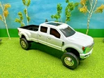 Ertl, Ford F350, 2023, Dcp Wheels, Snow White, G5 Custom Lift Kit 1/64 Scale. Fixed Price $50.00.
