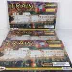 Three 3D Puzzles #1608 Train Wood Craft Construction Kit 233 Pieces Puzzled Inc. Fixed Price $21.25.