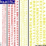 Woodland Scenics DT504 Railroad Roman Letters Red/yellow. Fixed Price $9.99.