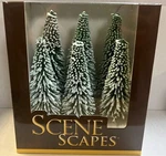 Bachmann Ho' 5" - 6" Pine Trees With Snow #32002. Fixed Price $12.99.
