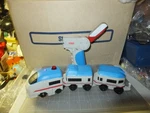 Geotrax Train & Remote Control Blue White Crosstown Express Lines City Working. Fixed Price $34.95.