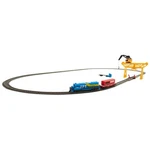 Power Trains Starter Set With Port Cargo Loader Crane Play - Complete. Fixed Price $29.95.