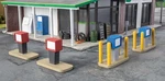 Walthers Cornerstone Ho Scale Gas Station Details Kit 933-3545. Fixed Price $20.98.