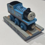 Sea Bound Thomas With Base - Wooden Railway At 2010 LC09095. Fixed Price $14.99.