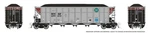 Rapido Scale Autoflood Iii Coal Hopper Bnsf #699610 Double Rotary 169045. Fixed Price $53.16.