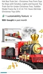 Hot Bee Train Set - Christmas Tree Toys For Boys With Smokes & Lights #461. Fixed Price $19.97.