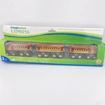 Imaginarium Express Wooden Passenger Train Set 3-PIECE Toy Railway Factory Seal. Fixed Price $24.19.