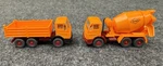 Wiking Ho 1/87 Scale 3-AXLE Readymix Cement Mixer Truck Orange Dump Exc++. Fixed Price $24.44.