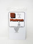 Plastruct 91102 White Styrene Sheets Plastic 0.020" .5MM 7" X 12" SSS-102. Fixed Price $10.20.