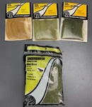 4X Lot Woodland Scenics FG172, 3, Field Grass & FC134 Underbrush MSB0091. Fixed Price $14.71.