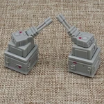 Micro Machines Military Battle Zones Turret Guns Galoob 1987 Parts. Fixed Price $12.95.