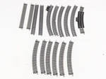 Life-like & Lima Brand Scale Model Train Track Curved Straight Lot 16 Pieces. Fixed Price $16.28.