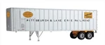 Walthers Ho Scale Flexi-van 40' Trailer 2-PACK New York Central #1 949-2606. Fixed Price $32.55.