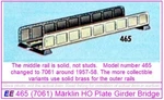 Used Likenew 7061 Rklin Ho 3 Bridge/ramp; 465 Brass Outer Rails. Fixed Price $16.33.