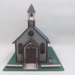 Life-like Ho Scale Town Church #1350 Building Fully Assembled Hand Painted. Fixed Price $26.99.