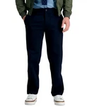 $80 Haggar Men Dark Navy Life Khaki Straight Fit Comfort Pant X 30 YFE1326. Fixed Price $24.00.