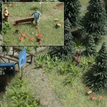 Oo/ho Forest Scenery Kit: Fern Plants & Mushrooms + Birch Busch 1203. Fixed Price $19.49.