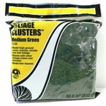 Woodland Scenics New 2026 Foliage Clusters Medium Green Large Bag FC58. Fixed Price $14.38.