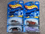 2001 Hot Wheels Rat Rods Series 4-CAR Set Track '33 Roadster Phaeton Shoe Box. Fixed Price $15.00.