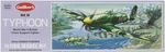 Guillow's 906 Hawker Typhoon 18" Wood Model Kit Made In Usa. Fixed Price $26.99.