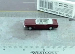 Busch 47505 Ford Mustang 64 Convertible Car Burgundy 1:87 Scale Ho. Fixed Price $18.99.