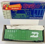 Roundhouse 1823 Burlington Northern Bn 50' Plug Door Hi-cube Box Car Built. Fixed Price $19.00.