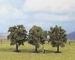Noch 25113 Ho Scale Multi-tree Packs -- Apple Green 3-1/8" 8CM PKG(3). Fixed Price $22.99.