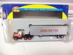 Athearn Ho 93186, Mack Tractor Trailer Set, Burlington. Fixed Price $59.99.