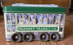 Hershey Vehicle Series Canister Tin # 3 Trolley Chocolate Transit 2002 Bus. Fixed Price $6.99.