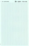 Ho 1:87 Microscale PS-4-1/64 Parallel Stripes 1/64" Wide Silver Decals. Fixed Price $5.01.