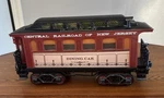 Jim Beam Central Railroad Of New Jersey Dining Car Empty No Box.. Fixed Price $35.00.