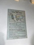 Rare Lionel Sears Promo Set Original Instruction Sheet Number 9656-10, 8/62. Fixed Price $55.00.