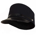 Adult Navy Blue Engineer Train Conductor Hat Cap With Black Vinyl Brim. Fixed Price $23.99.