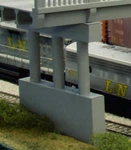 Rix Products 628-0100 Ho Scale Early Overpass Pier. Fixed Price $6.95.