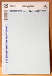 Microscale Decal #90031 Alphabets & Numbers Condensed Roman -- White. Fixed Price $6.52.