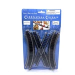 Cobblestone Corners 6 Curve And Cross Rails Train Set 31014 - 2+ Ship Free. Fixed Price $6.99.