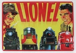 Ande Rooney Lionel 1954 Father & Son Catalog Cover Embossed Tin Sign 10.5X15. Fixed Price $12.99.
