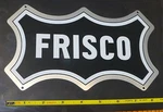 Microscale Medel #10028 St. Louis - San Fran (die Cut, Embossed Metal Sign). Fixed Price $12.35.
