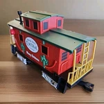 Lionel North Pole Central Lines Caboose Train Car For Ready-to-play 7-11975. Fixed Price $22.99.