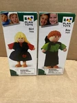 Boy 7404 And Girl 7406 Wooden Doll. Fixed Price $20.00.