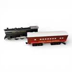 North Pole Express Battery Operated Christmas Train Set 2PC Plastic Toy Untested. Fixed Price $16.99.