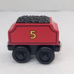 Tomy Wooden Railway James' Tender Coal Car #5 Thomas The Train F0412WJ00 S040. Fixed Price $8.69.