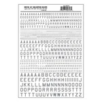 Woodland Scenics MG743 45 Usa Gothic Silver Decals. Fixed Price $8.77.