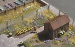 Daisies Ho/oo Gauge Busch 1207. Fixed Price $34.14.