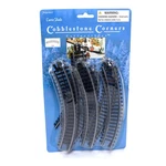 Cobblestone Corners 7 Curved Rails Train Set 31014 - 2+ Ship Free. Fixed Price $6.99.