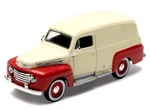 New 1/8 Inch Diecast 1:48 Scale 1948 Ford Panel Truck (cream & Red). Fixed Price $12.95.