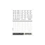 Woodland Scenics Dry Transfer Railroad Lettering Gothic Freight Car Data DT602. Fixed Price $9.11.